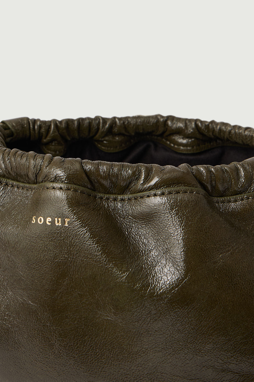 Sac Suzanna - Vert Olive - Cuir - Femme