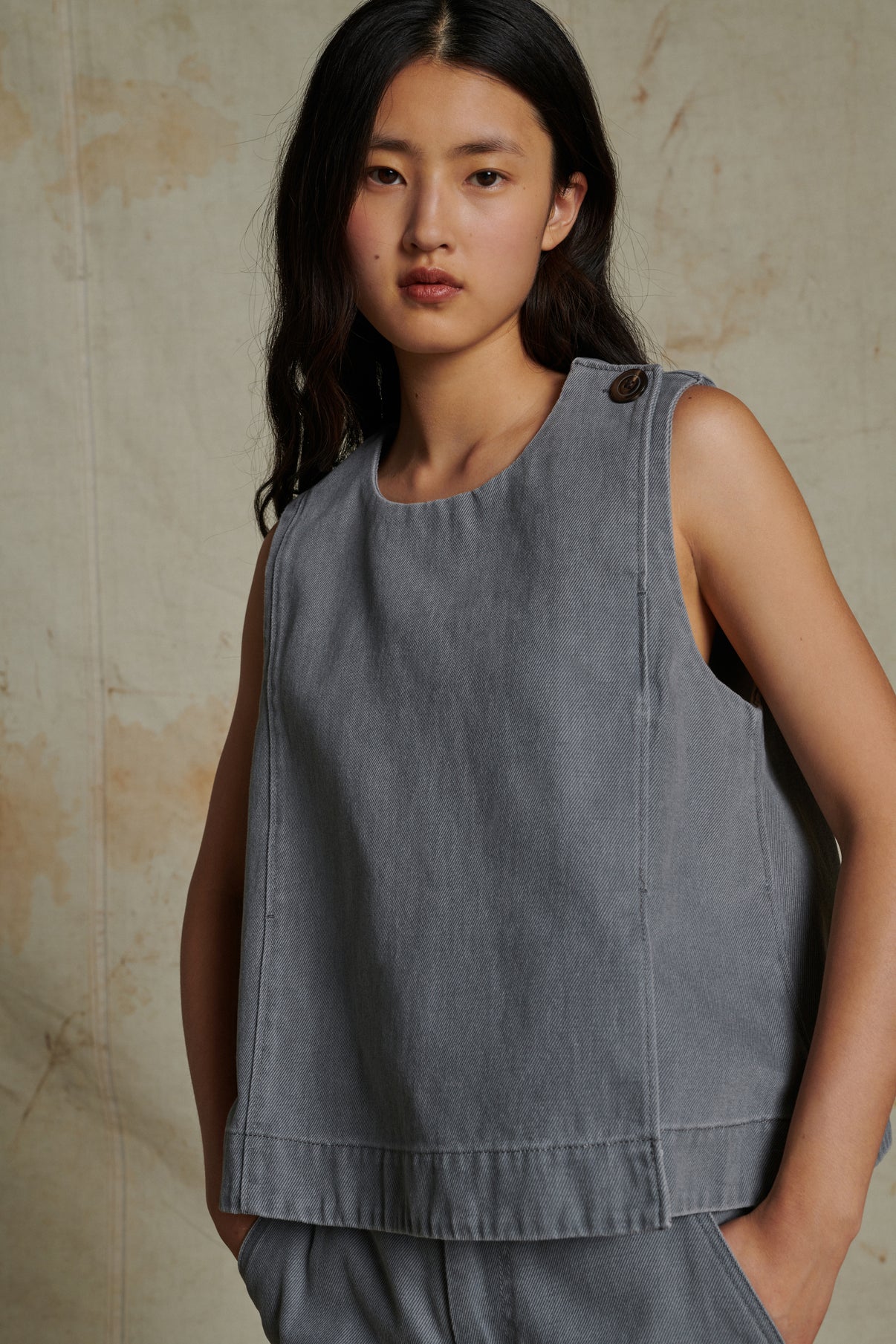 Chemise Aurore - Gris - Femme vue 4