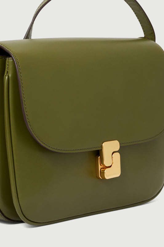 Sac Bellissima Maxi - Vert Olive - Cuir - Femme